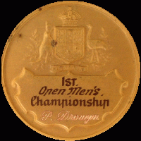 Peter Drouyns medalje fra Open Mens Championship