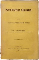 Psychopathia Sexualis, 1886.