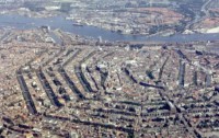 Luftfoto af Amsterdam.