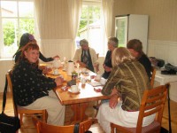 Michelle, Lise, Irene Haffner, Ulla Rørvig, Nauja og Jytte Witt.