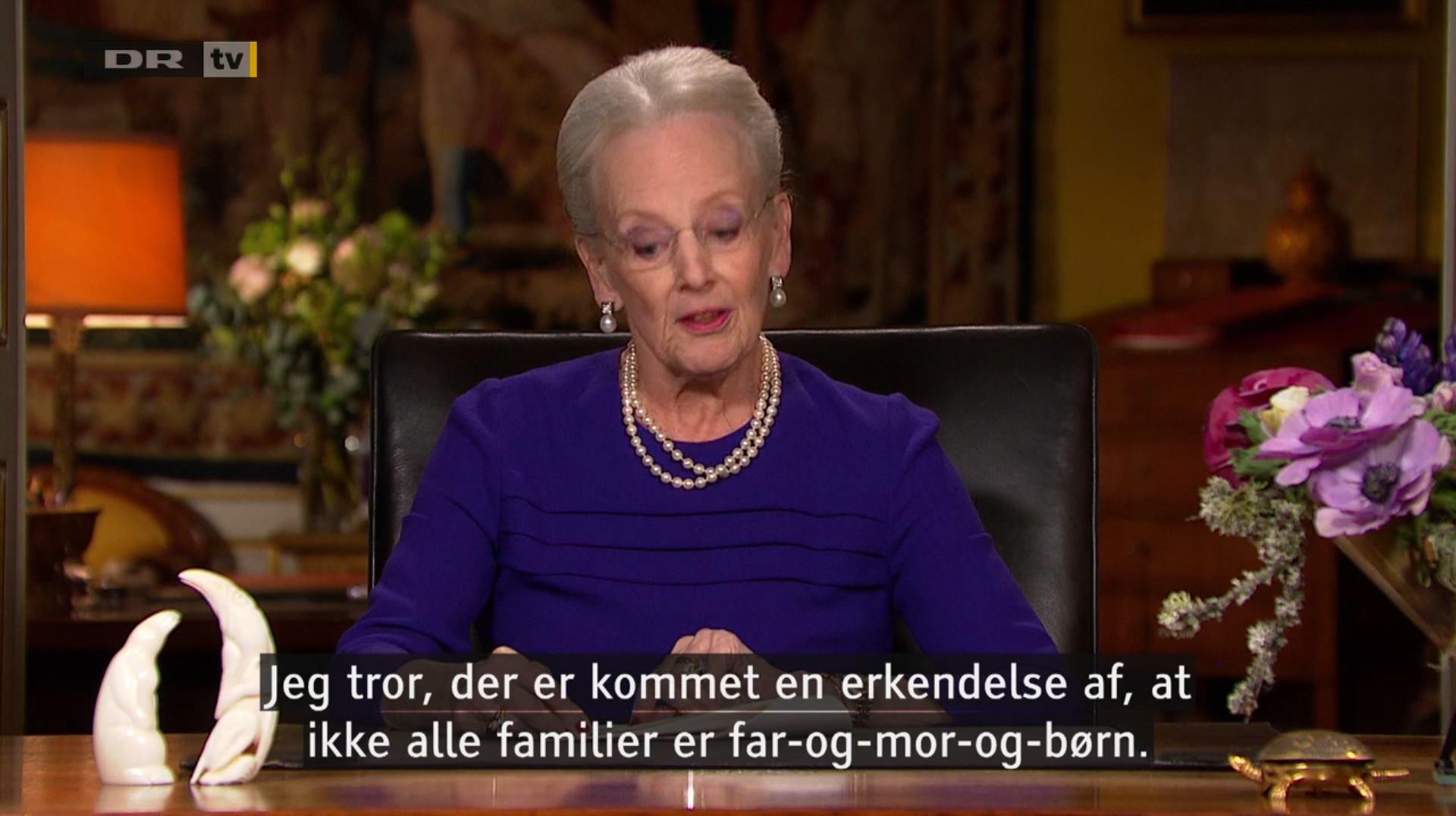 låg Samle overfladisk Dronning Margrethe omtalte regnbuefamilierne i sin nytårstale 2017. –  Vidensbanken om kønsidentitet