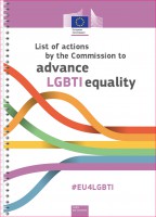 Liste over tiltag fra Europa-Kommissionen til fremme af LGBTI lighed