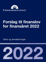 Finanslovforslaget fra Regeringen for finansåret 2022
