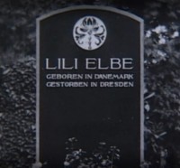 Lili Elbes gravsten