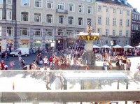 Den flotte udsigt over torvet. (Gammeltorv).