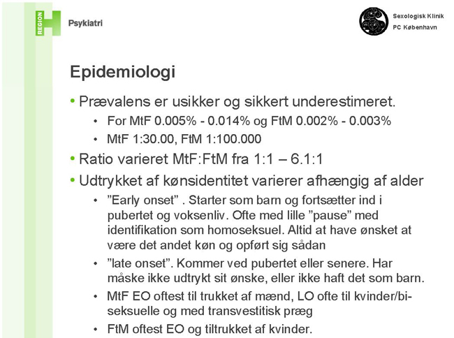 Sexologisk Klinik. Nr. 22.