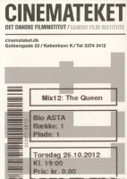 Billet til The Queen.