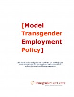 Model Transgender Employment Policy